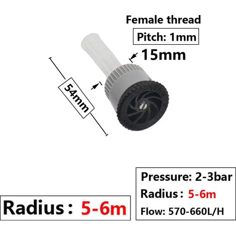 (17A) Buses de rechange pour arroseurs de jardin escamotables, orientables de 0 à 360°, pour parcs, fermes, pelouses et cultures. (1/5)