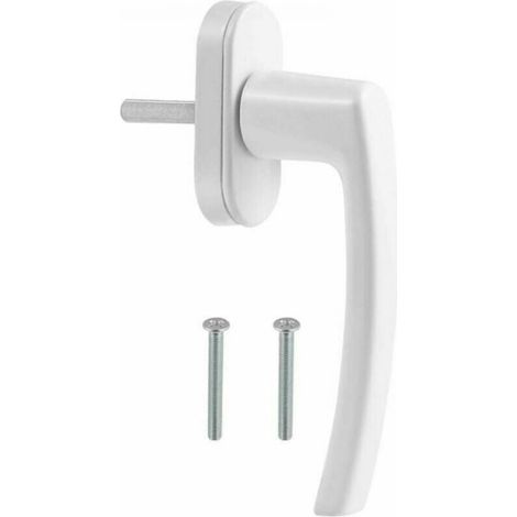 manilla para ventanas y puertas de PVC, blanca