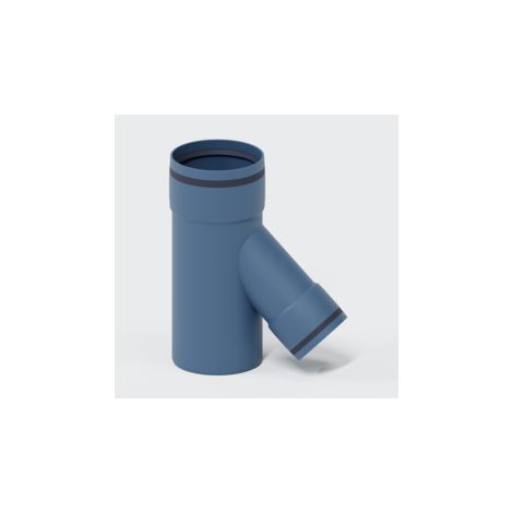 Branche de ventilation PO avec siphon à condensats POLO-KWL DN 110/75/45 degrés