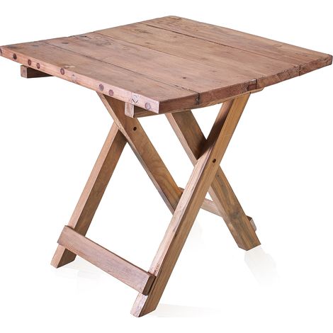 Table Basse Pliante Carrée - 50x50cm- Vendu par 1 (1/4)