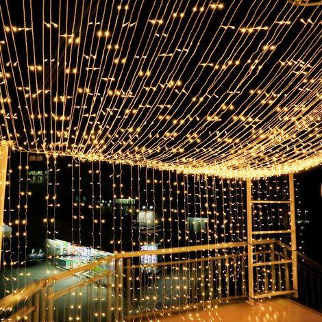 100M 1000 LED Lichterketten Karneval Hochzeit Outdoor Indoor Gartenbeleuchtung (1/5)