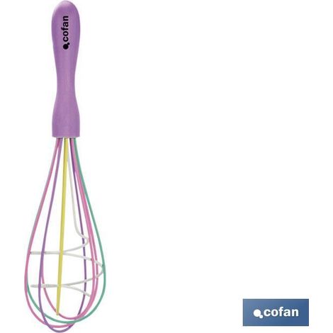 Fouet manuel multicolore modèle Vergini 25 cm (1/4)