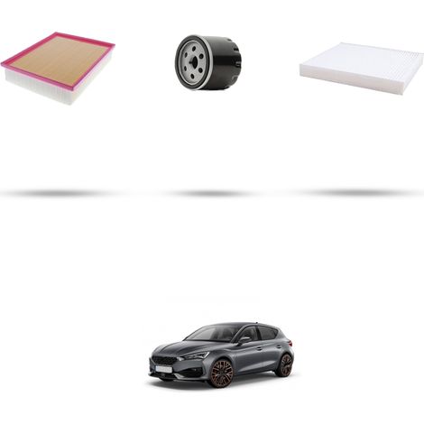 Kit tagliando 3 filtri compatibile con Cupra Leon (KL1) 1.5 eTSI 110kw dal 2022 (1/5)
