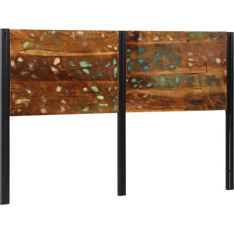 Cabecero 160 cm Madera Maciza Reciclada y Hierro vidaXL (1/5)