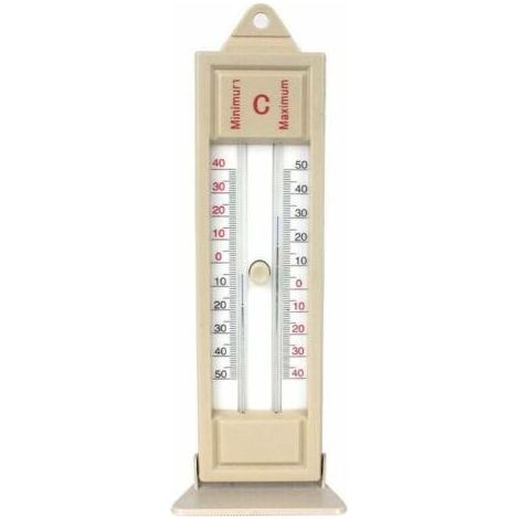Kaelt - Alovez – Thermomètre extérieur numérique pour serre – Enregistrement max-min – Dimensions 230 x 85 x 20 mm – Verre et plastique durable (1/3)