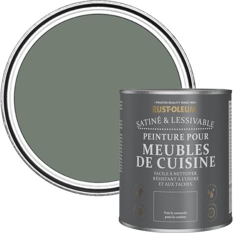 Peinture Verte pour Meubles de Cuisine, Finition Satinée - Sérénité 750ml (1/5)