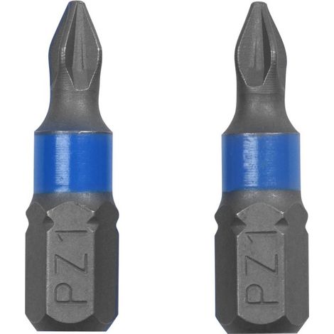 Inserti Pozidriv PZ1-PZ2-PZ3 - 3 pz.