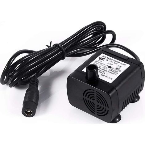 pompe submersible solaire 12 v cc pour aquarium bassin fontaine jardin hydroponique 35 db acier inoxydable 1 piece (1/5)
