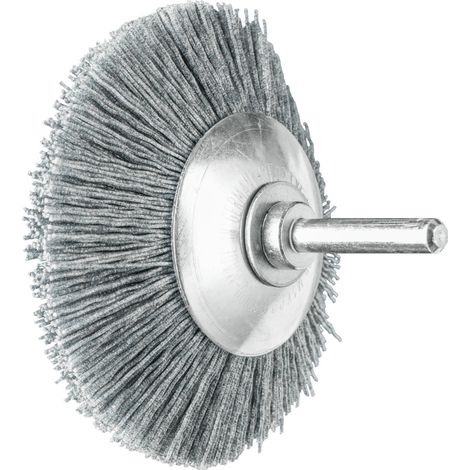 PFERD TOOLS Kegelbürste ungezopft KBU Ø 80x10mm Schaft-Ø 6 mm SiC-Filament-Ø 0,55 mm Korn 120 10 Stk (1/5)