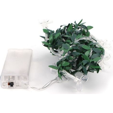 1 Guirlande lumineuse, 10 LED, Lumière blanche chaude, 1,5 m, Plastique, Décoration intérieure (1/5)
