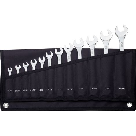 Proxxon Industrial 23816 SlimLine juego de 12 llaves mixtas plateadas