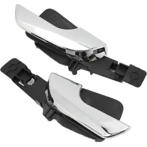 Lot de 2 poignées de porte intérieures argentées pour Alfa Romeo Giulietta 2010-2020 (référence 156092167).