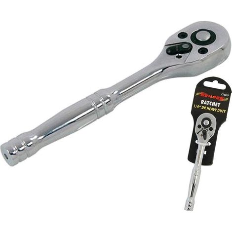 Neilsen Socket Reversible Ratchet Handle Quick Release 1/4" Tool (1/2)