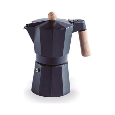 Cafetera Lacor trento capacidad 1 litro aluminio