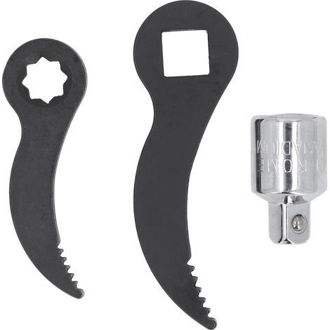 Werkzeugadapter für Hebelstangen, 3/8-Zoll-Sternschlüssel, 1/2-Zoll-Vierkantschlüssel mit gezahntem Kopf und Hebelschlüsseladapter, Halbwellen-Entfernung (1/5)