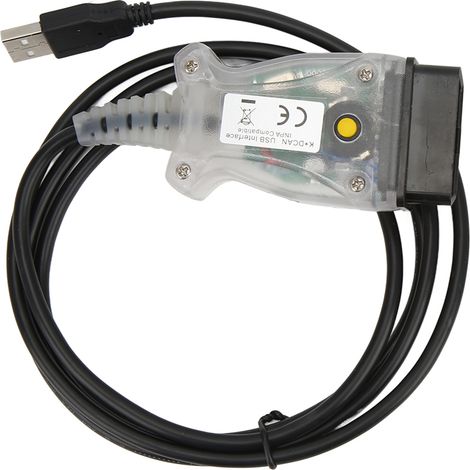 Ortviai Câble de diagnostic OBD2 USB avec interrupteur pour BMW (E90/E91/E92/E93) et Mini R56 – K/DCAN & PT-CAN (1/5)