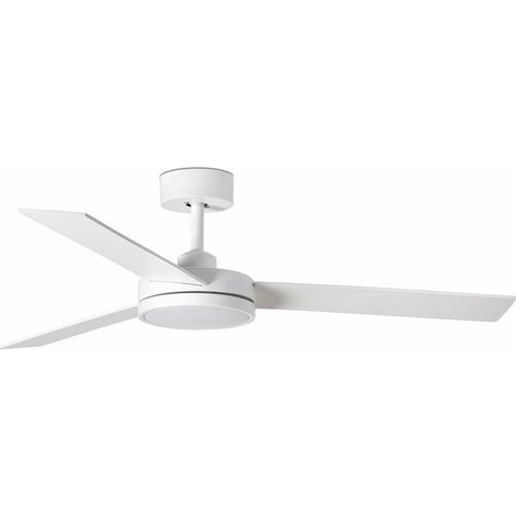 DC Ceiling Fan Barth White with LED and Remote (1/2)