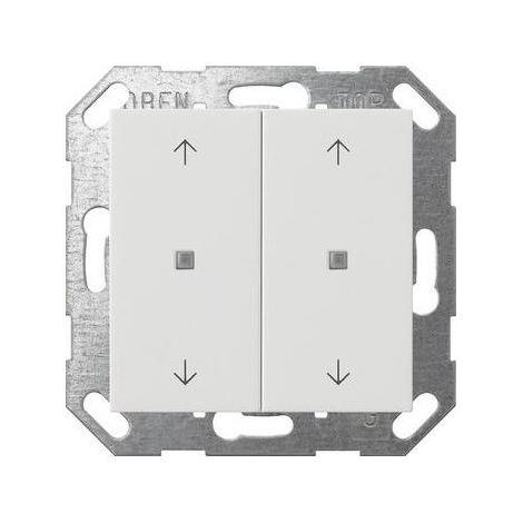 Gira Taster Wippe 2f Pfeile OneKNX System 55 Reinweiß 517403 (1/5)