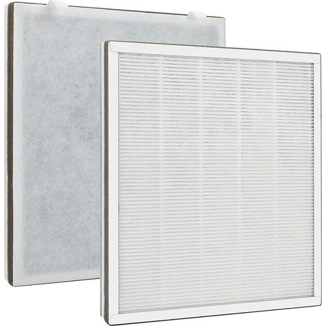 Lntyq Filtre de rechange H13 True HEPA pour purificateur d'air Levoit Vital 100 Lot de 2 filtres à air Vital 100-rf 3 en 1