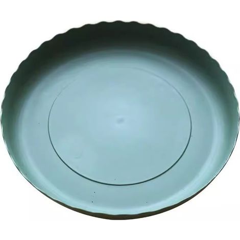 Soucoupes pour plantes, lot de 6 soucoupes vertes — 3 tailles (15 cm, 17 cm, 18 cm) — Soucoupes et dessous de verre adaptés aux pots de fleurs — Sous-verres adaptés aux plantes d'intérieur (1/4)