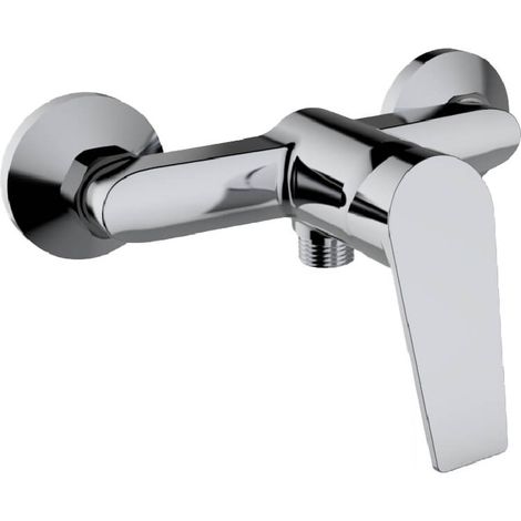 Miscelatore esterno doccia in ottone cromo Made in Italy (1/2)