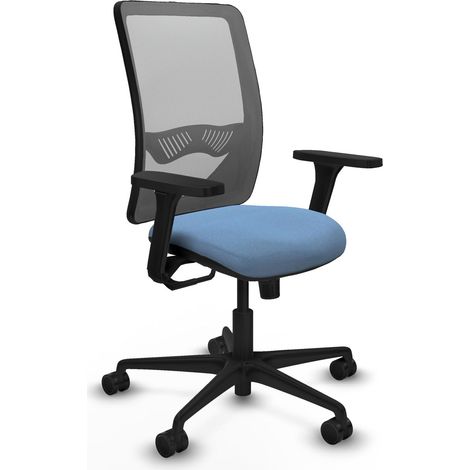 Bürostuhl piqueras y crespo La Zulema schwarz Leder ergonomisch (1/2)