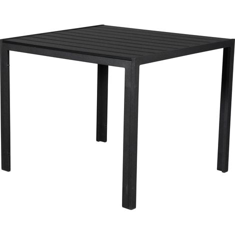 Noma Table de jardin 90 x 90 cm, noir, noir. (1/4)