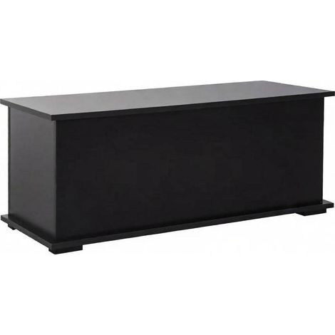 CHICFURN Banco de almacenaje 100x40x40 cm negro en tablero de partículas, tapa abatible (1/5)