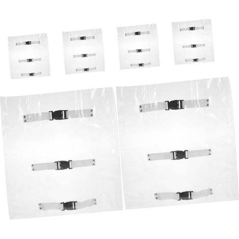 Lot de 6 housses transparentes pour pieds fauteuil dentaire (1/5)