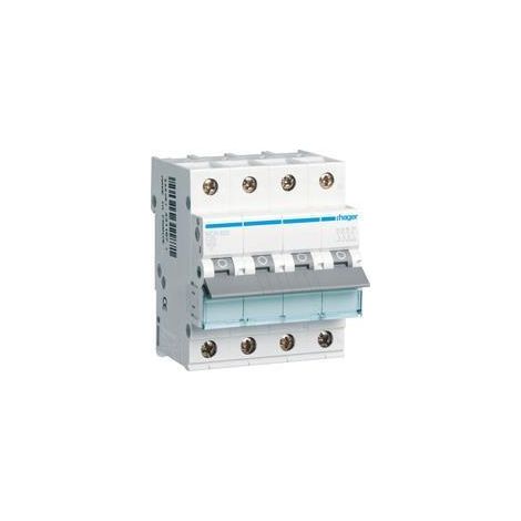 Hager HAGET IMCN625 interruptor automático 4 polos blanco