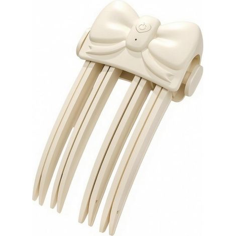 Portable Electric Root Volumizing Clip, Rechargeable Styling Clip, Fast Heating Comb for Travel, Cream (1/5)