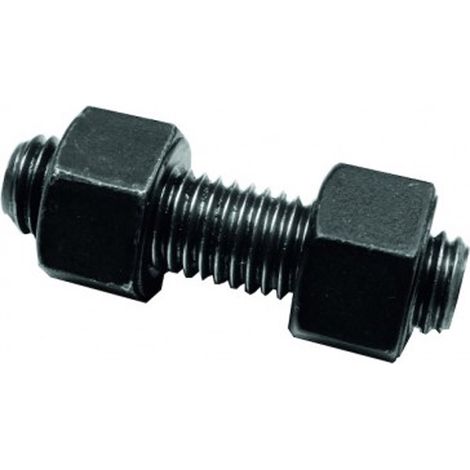 Filet A193 ASTM B7 + 2 écrous ASTM A194 2H montés brut 33 x 200 mm - BIVI