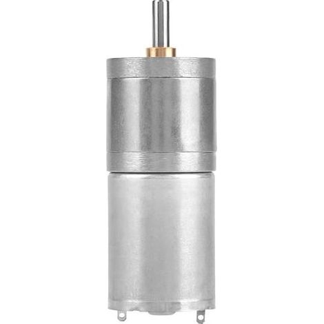 Moteur à Courant Continu Moteur à Courant Continu, Moteur à Engrenages en Métal 25GA-370 1 Moteur pour Serrure électronique 12 V 500 Tr/min (12V 5RPM) (1/5)