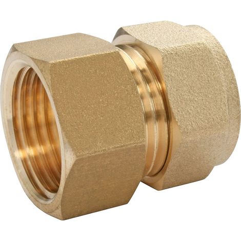 SOMATHERM FOR YOU - ottone accoppiamento anello d'ottone di compressione - tubo di rame Ø14 - Femmina 20/27