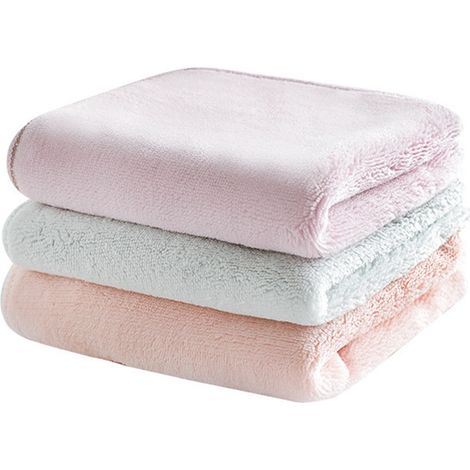Lot de 3 Torchons Cuisine Microfibre Épaisse Absorbante Anti-Huile 30x30cm Séchage Rapide avec Anneau Accroche Design Bicolore Durable (1/5)
