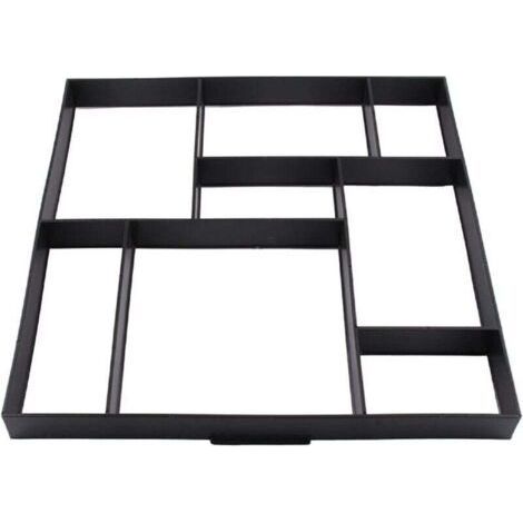 60 x 50 cm Plastic Paving Mold, Medium Size Pavers, Concrete Molds, Stones, Stepping Stones, Garden, Driveway, Paving, Path Mold, Sidewalk Maker (1/4)