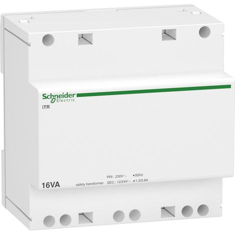 Trasformatore di sicurezza iTR 16VA 12/24Vca - A9A15218