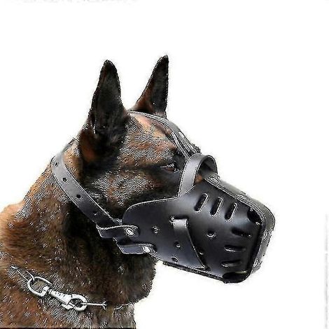 Muselière respirante pour chien, convenant aux chiens de petite, moyenne, grande et très grande taille. (1/5)