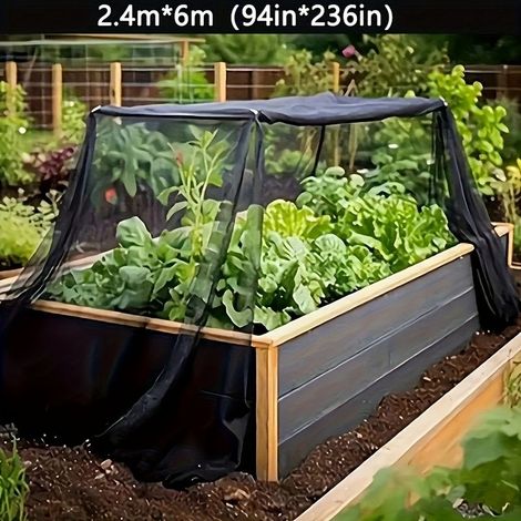 Kaelt - Housse pour plantes de jardin extérieur - Moustiquaire, Barrière de protection, Filet pour terrasse - Résistante & Respirante - Décoration DIY pour Halloween (1/5)