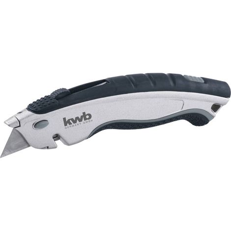 kwb 013320 Cutter de sécurité ergonomique à lame trapézoïdale avec coupe-fil, 175 mm 1 pc(s) (1/5)