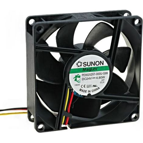Ventilatore 24Vdc 80x80x25mm 3Wire Vapo