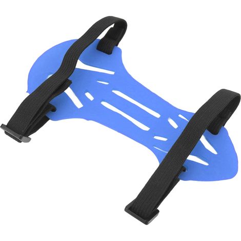 Protège-bras ajustable en mousse aérée pour arc à poulies, confort et sécurité, couleur bleu été. (1/5)