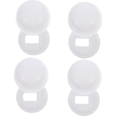 Cache-boulons De Toilette Universels En Plastique Résistant (1/5)