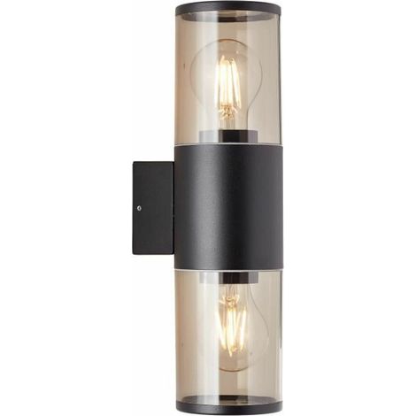 Aplique de Pared Brilliant Sergioro Negro 20 W (1/2)