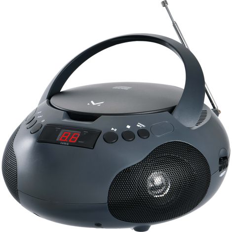 New Majestic AH 164 BK Analógica 2 W FM Negro, Azul Reproducción MP3 (1/4)