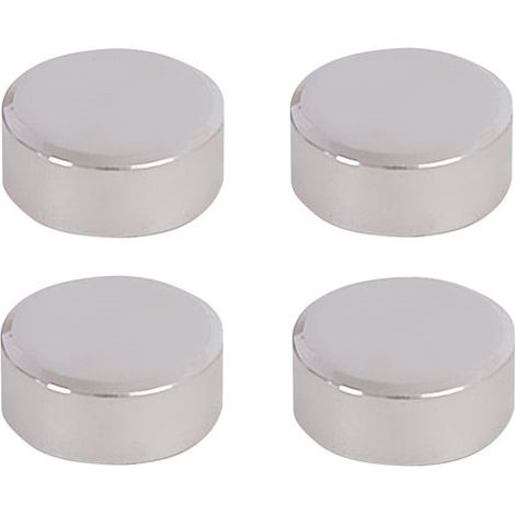 Fissaggi per Specchi Rotondi Cromati ø20cm Set di 4 - Mp Glass