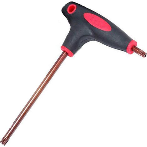Clé Torx T15 avec Poignée en T - Clé à Angle en Forme d'Étoile pour Vis, Boulons, Raccords (Lot de 1) (1/4)