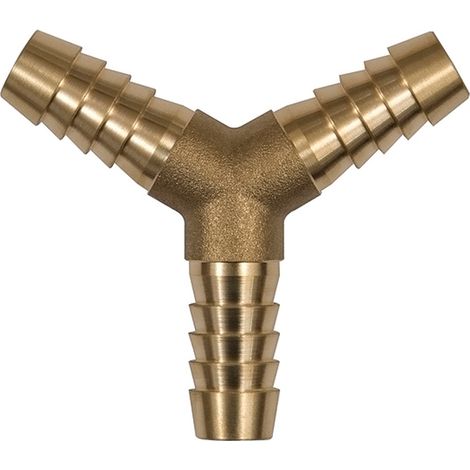 Riegler Y-Schlauchverbindungsstutzen, für Schlauch LW 8 mm, Messing (1/3)