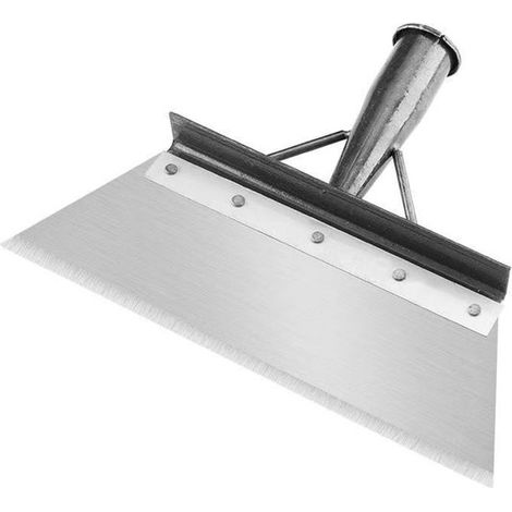 Pelle de jardin multifonctionnelle haut de gamme - 25 cm - Pelle de nettoyage en acier inoxydable - Désherbeuse pour jardin et ferme - Pelle à neige et grattoir à mousse (1/5)