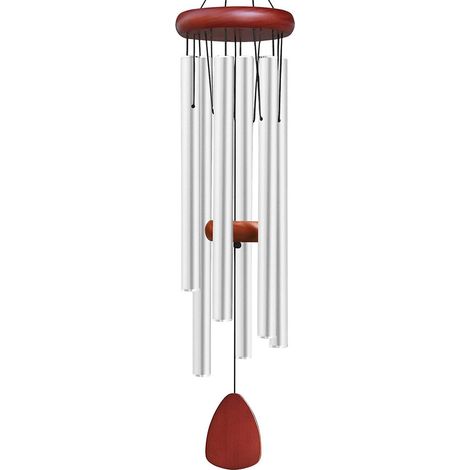 Campanelli eolici con suono rilassante e rilassante, 6 tubi in alluminio, campanelli eolici da esterno, campanelli eolici per casa, giardino, cortile, balcone, arredamento d'interni